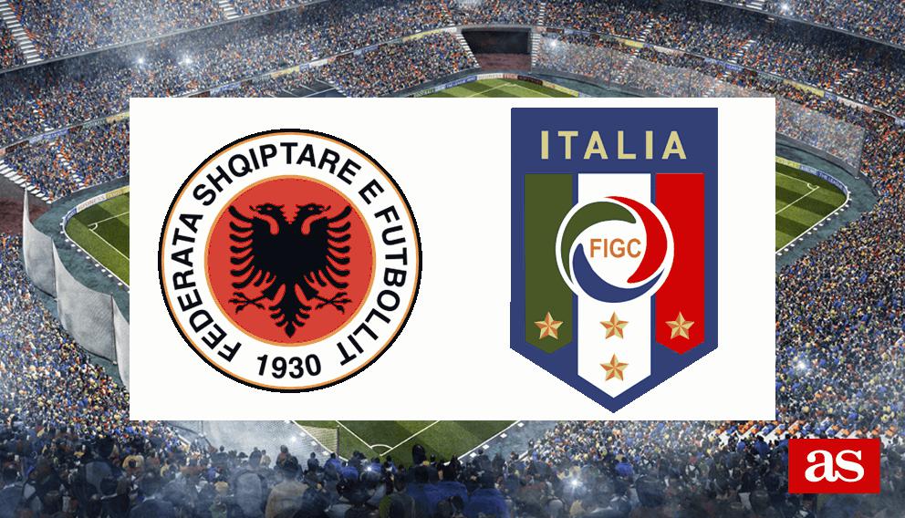 Albania 1-3 Italy: results, summary and goals