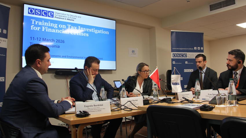 OSCE Hosts Tax Crime Investigation Training in Albania